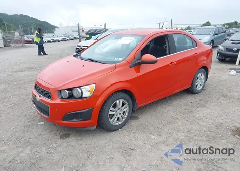 2013 Chevrolet Sonic Lt Auto z USA, uszkodzony, nr VIN 1G1JC5SG0D4120827